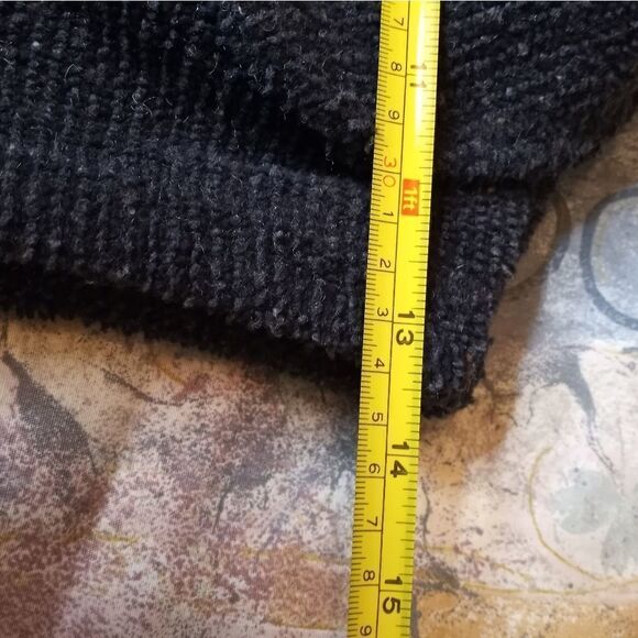 Nomadic Traders S Black CottonAcrylicPolyesterWool ButtonUp PocketsWomen's Vest. - Picture 3 of 7